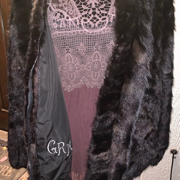 Vintage Kaufman Bro’s Sculpted Mink Fur Jacket - Picture 5 of 8